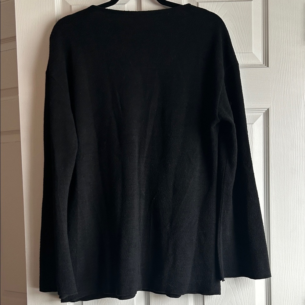 Black Cardigan with Pearl Buttons - Picture 9 of 16